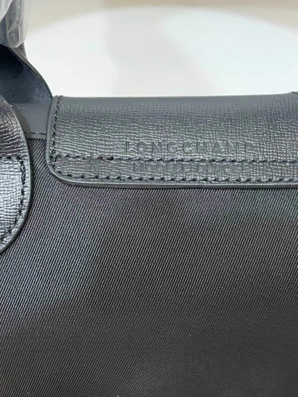 NWT Longchamp Le Pliage Energy Handbag Tote Pouch XS Black Crossbody Makeup Mini - Picture 7 of 8